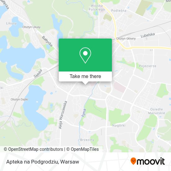 Apteka na Podgrodziu map