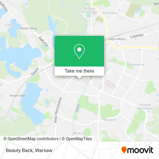 Карта Beauty Back