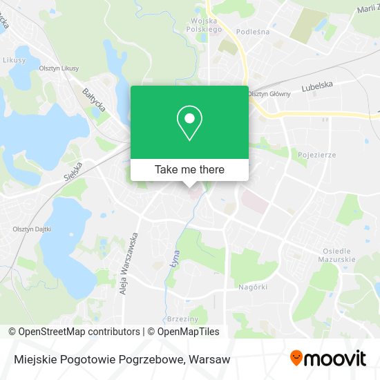 Miejskie Pogotowie Pogrzebowe map