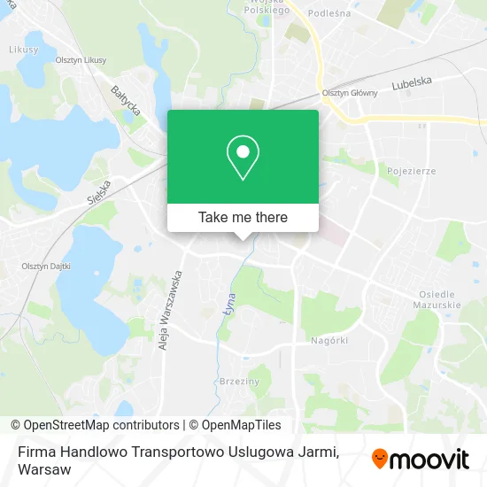 Карта Firma Handlowo Transportowo Uslugowa Jarmi