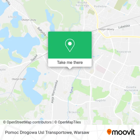 Карта Pomoc Drogowa Usl Transportowe