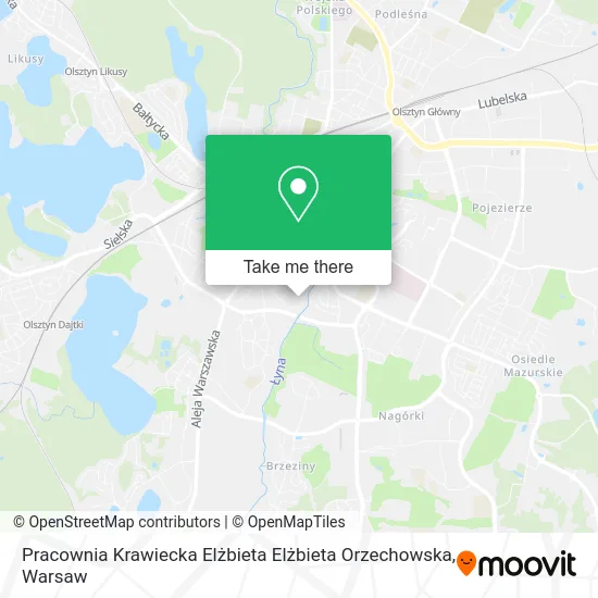 Pracownia Krawiecka Elżbieta Elżbieta Orzechowska map