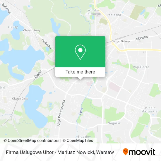 Firma Usługowa Ultor - Mariusz Nowicki map