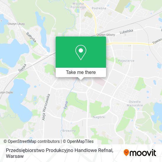 Przedsiębiorstwo Produkcyjno Handlowe Refnal map