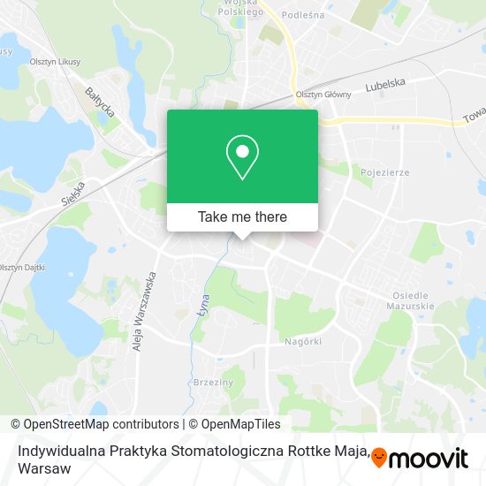 Indywidualna Praktyka Stomatologiczna Rottke Maja map