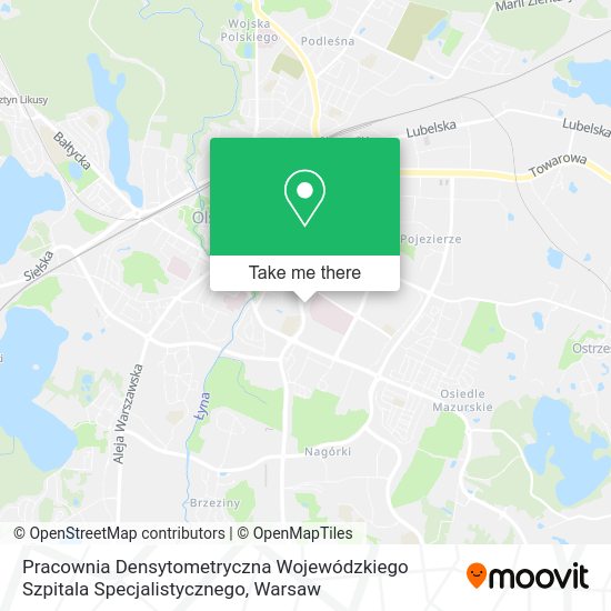 Pracownia Densytometryczna Wojewódzkiego Szpitala Specjalistycznego map