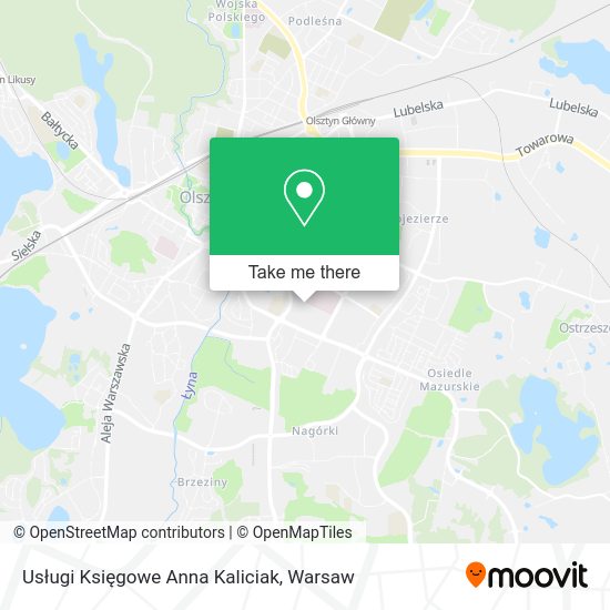 Usługi Księgowe Anna Kaliciak map