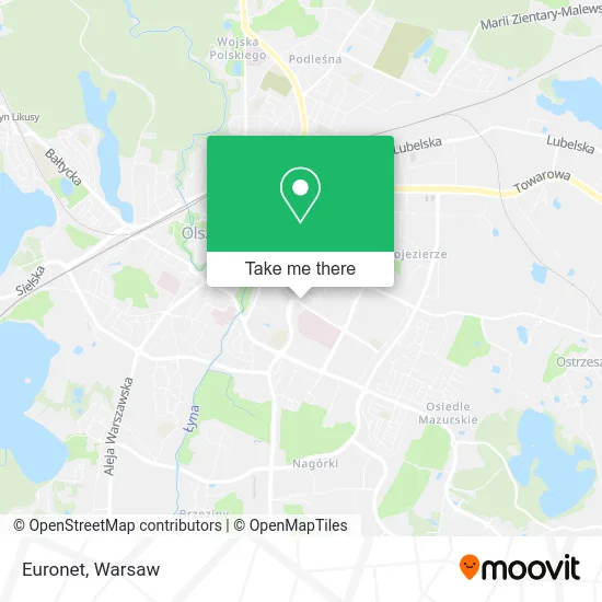 Euronet map