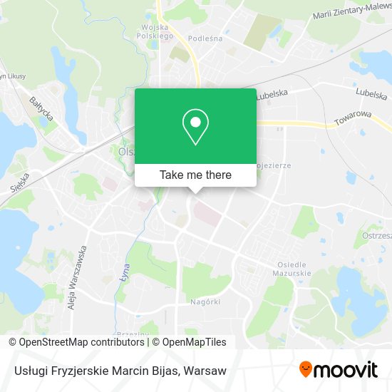 Usługi Fryzjerskie Marcin Bijas map