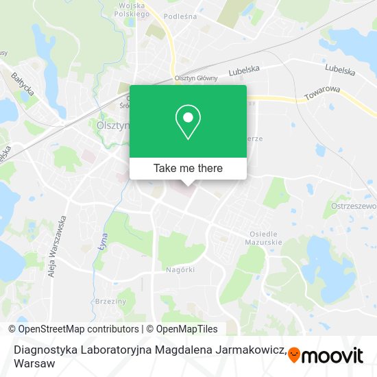 Diagnostyka Laboratoryjna Magdalena Jarmakowicz map