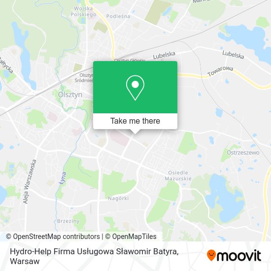 Hydro-Help Firma Usługowa Sławomir Batyra map