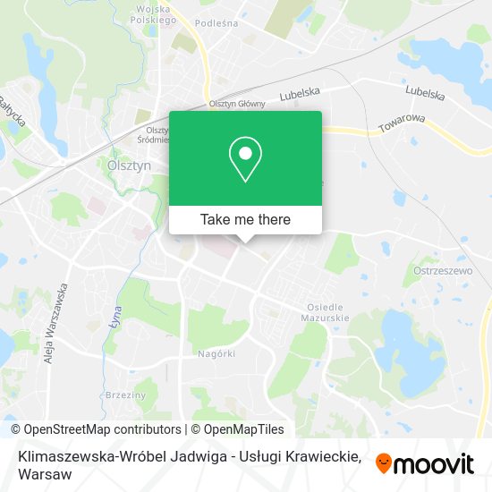 Klimaszewska-Wróbel Jadwiga - Usługi Krawieckie map