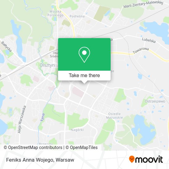 Feniks Anna Wojego map