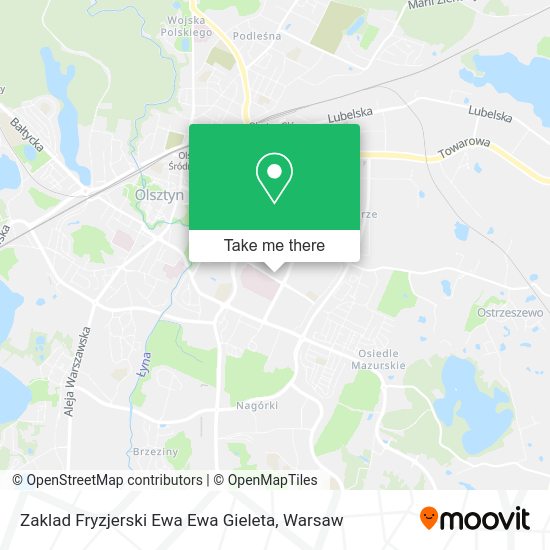 Zaklad Fryzjerski Ewa Ewa Gieleta map