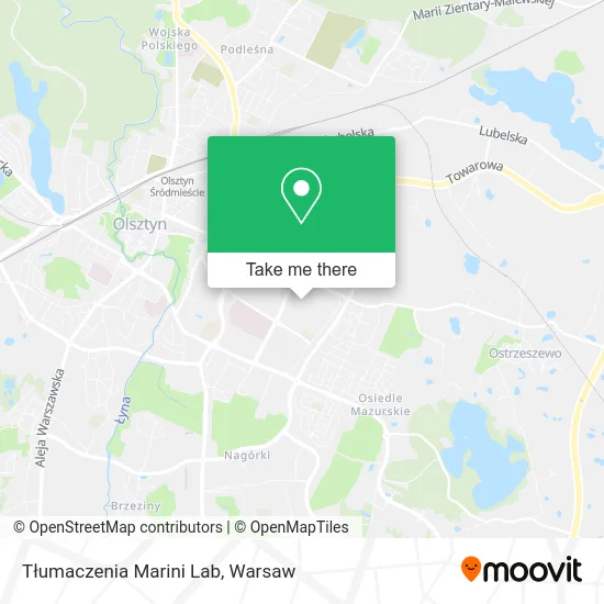 Карта Tłumaczenia Marini Lab