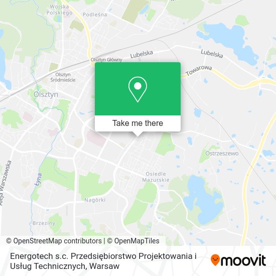 Energotech s.c. Przedsiębiorstwo Projektowania i Usług Technicznych map