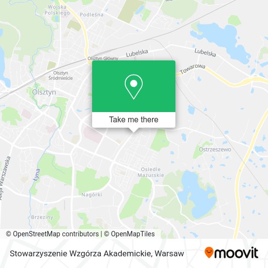 Stowarzyszenie Wzgórza Akademickie map