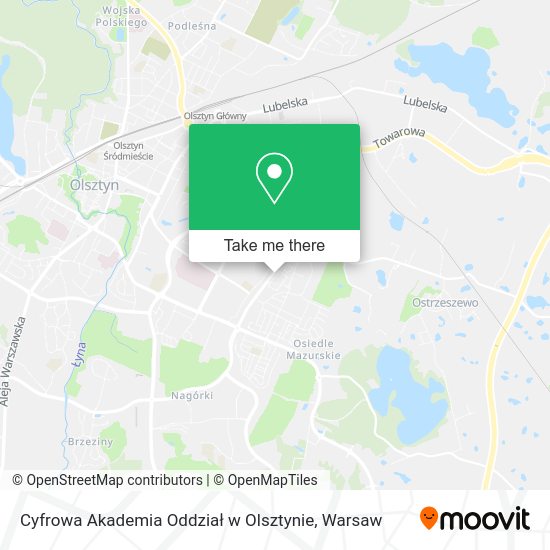 Cyfrowa Akademia Oddział w Olsztynie map