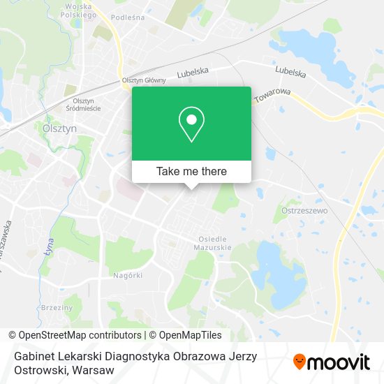 Gabinet Lekarski Diagnostyka Obrazowa Jerzy Ostrowski map