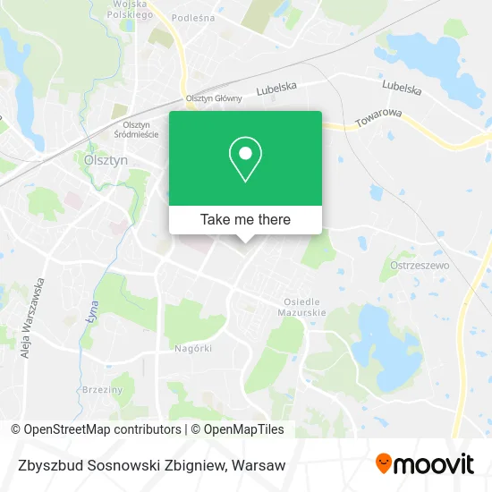 Карта Zbyszbud Sosnowski Zbigniew