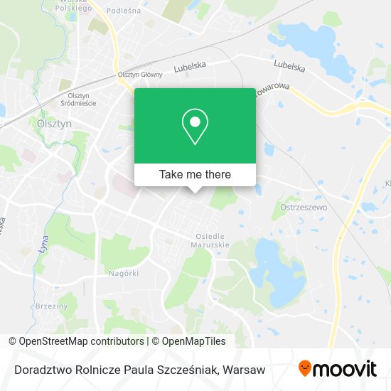 Doradztwo Rolnicze Paula Szcześniak map