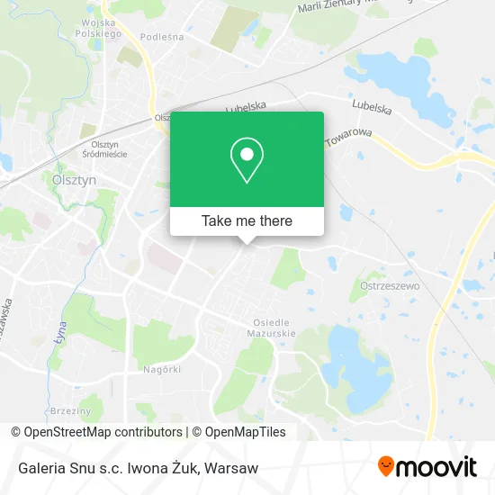 Galeria Snu s.c. Iwona Żuk map