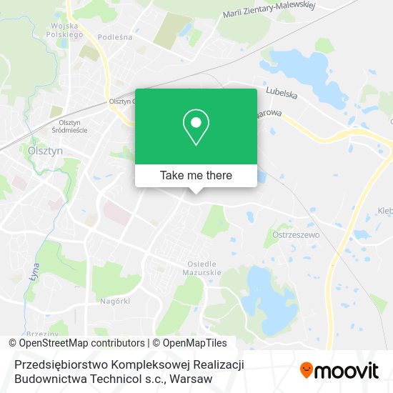 Przedsiębiorstwo Kompleksowej Realizacji Budownictwa Technicol s.c. map