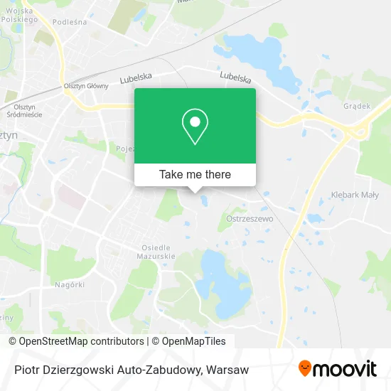 Карта Piotr Dzierzgowski Auto-Zabudowy