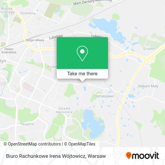 Biuro Rachunkowe Irena Wójtowicz map