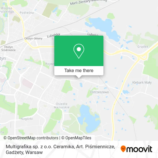 Карта Multigrafika sp. z o.o. Ceramika, Art. Piśmiennicze, Gadżety