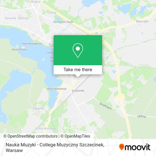 Nauka Muzyki - College Muzyczny Szczecinek map