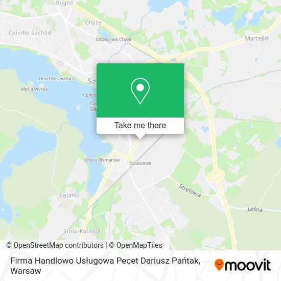 Firma Handlowo Usługowa Pecet Dariusz Pańtak map