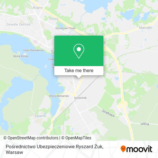 Pośrednictwo Ubezpieczeniowe Ryszard Żuk map