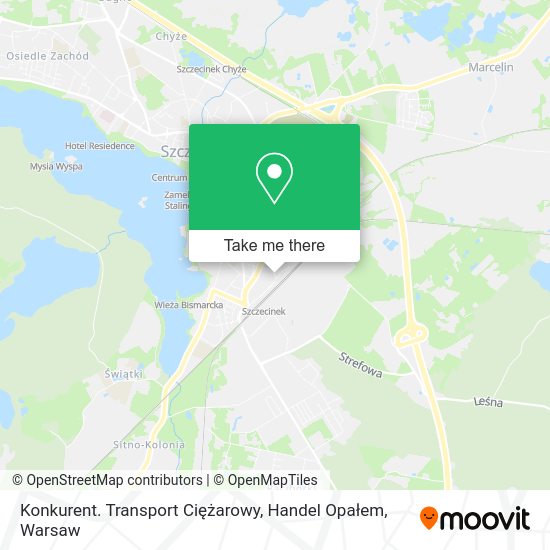 Konkurent. Transport Ciężarowy, Handel Opałem map