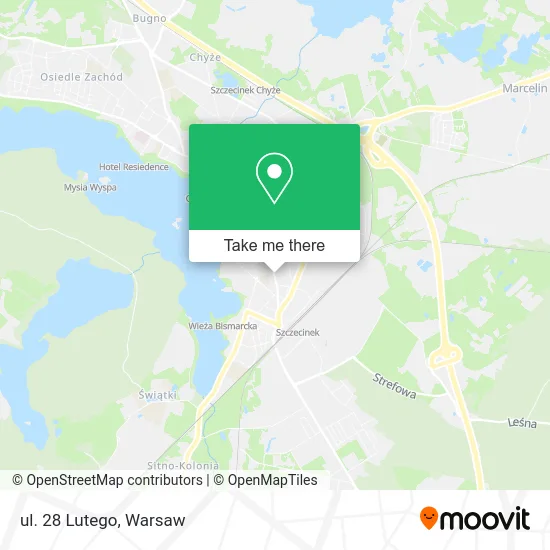 Карта ul. 28 Lutego