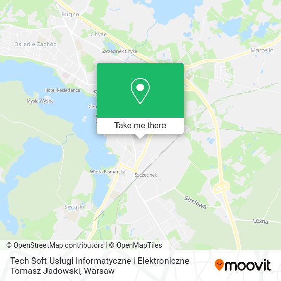 Tech Soft Usługi Informatyczne i Elektroniczne Tomasz Jadowski map