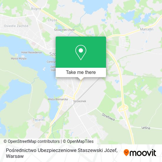 Pośrednictwo Ubezpieczeniowe Staszewski Józef map