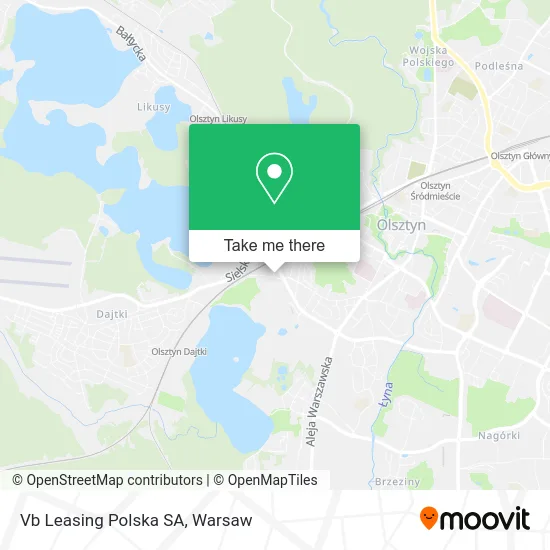 Карта Vb Leasing Polska SA