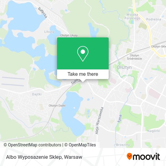 Albo Wyposazenie Sklep map