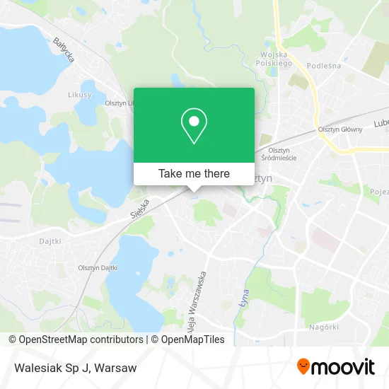 Карта Walesiak Sp J