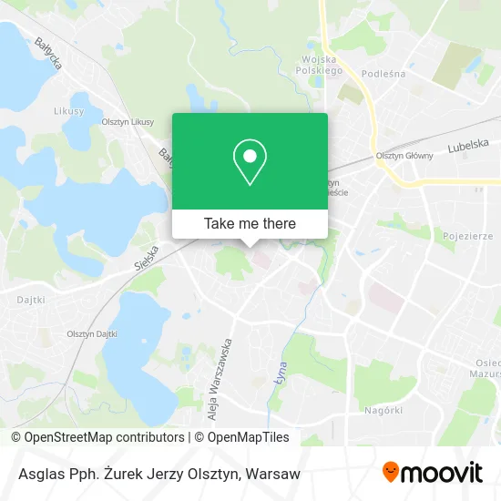 Карта Asglas Pph. Żurek Jerzy Olsztyn
