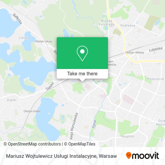 Mariusz Wojtulewicz Usługi Instalacyjne map