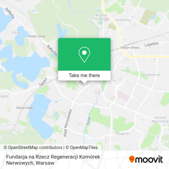 Fundacja na Rzecz Regeneracji Komórek Nerwowych map