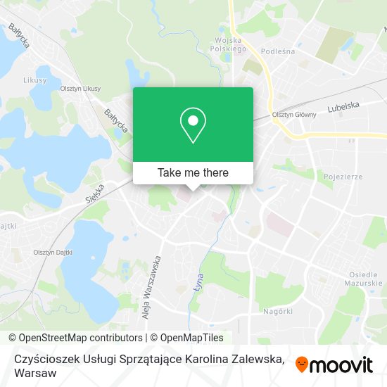 Czyścioszek Usługi Sprzątające Karolina Zalewska map