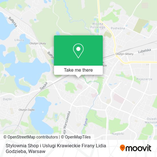 Stylownia Shop i Uslugi Krawieckie Firany Lidia Godzieba map