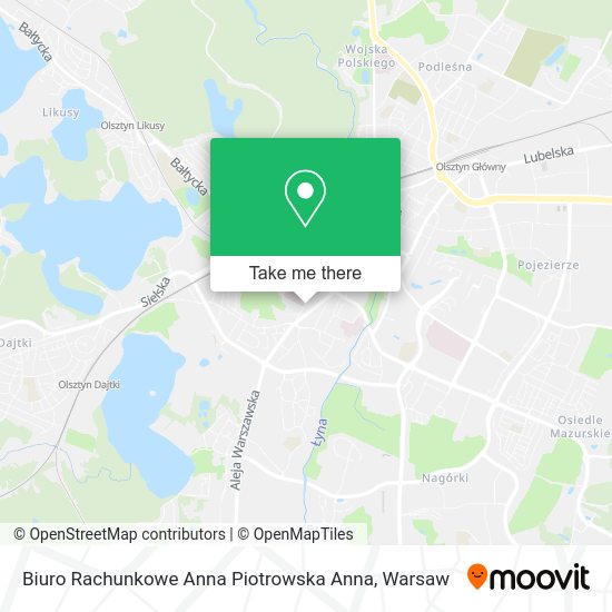 Biuro Rachunkowe Anna Piotrowska Anna map