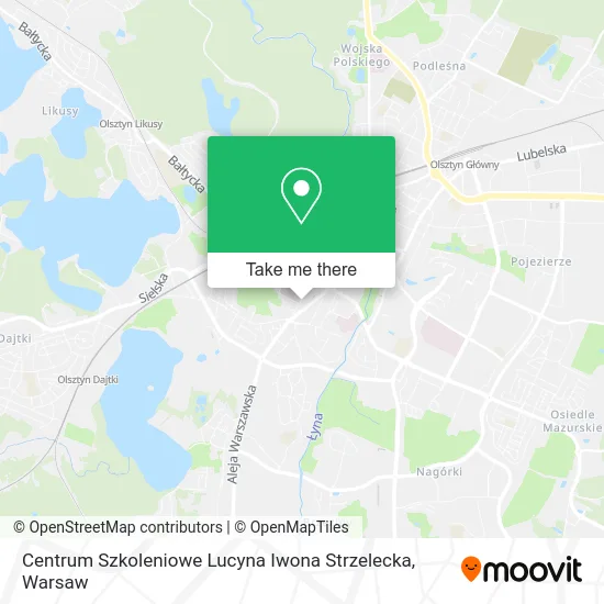 Карта Centrum Szkoleniowe Lucyna Iwona Strzelecka