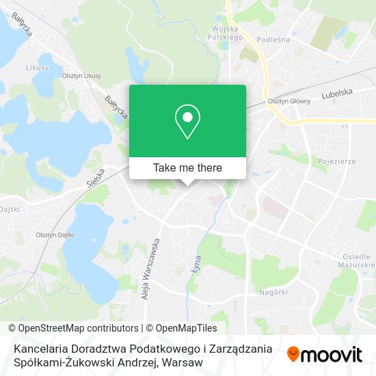 Kancelaria Doradztwa Podatkowego i Zarządzania Spółkami-Żukowski Andrzej map