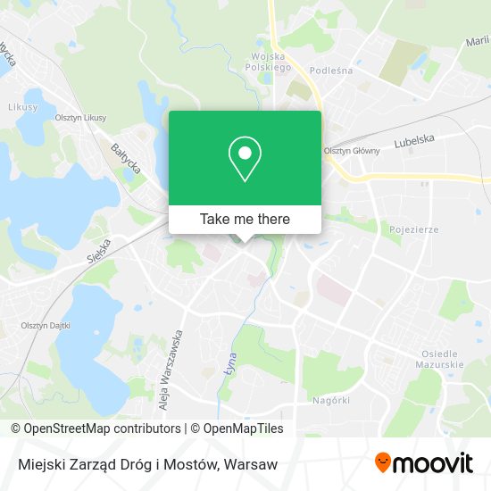 Miejski Zarząd Dróg i Mostów map