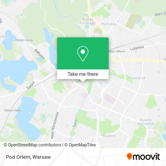 Карта Pod Orłem